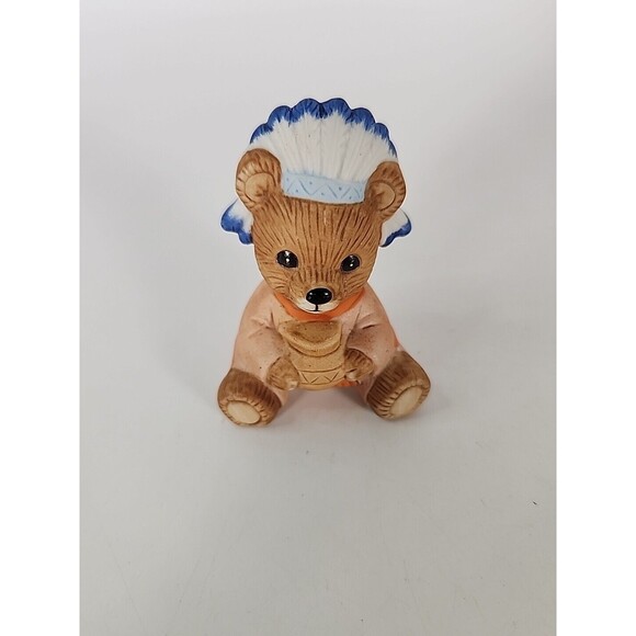 Vintage Homco Teddy Bear Fall Holiday Halloween Thanksgiving 5311 & 5312 - Picture 3 of 16